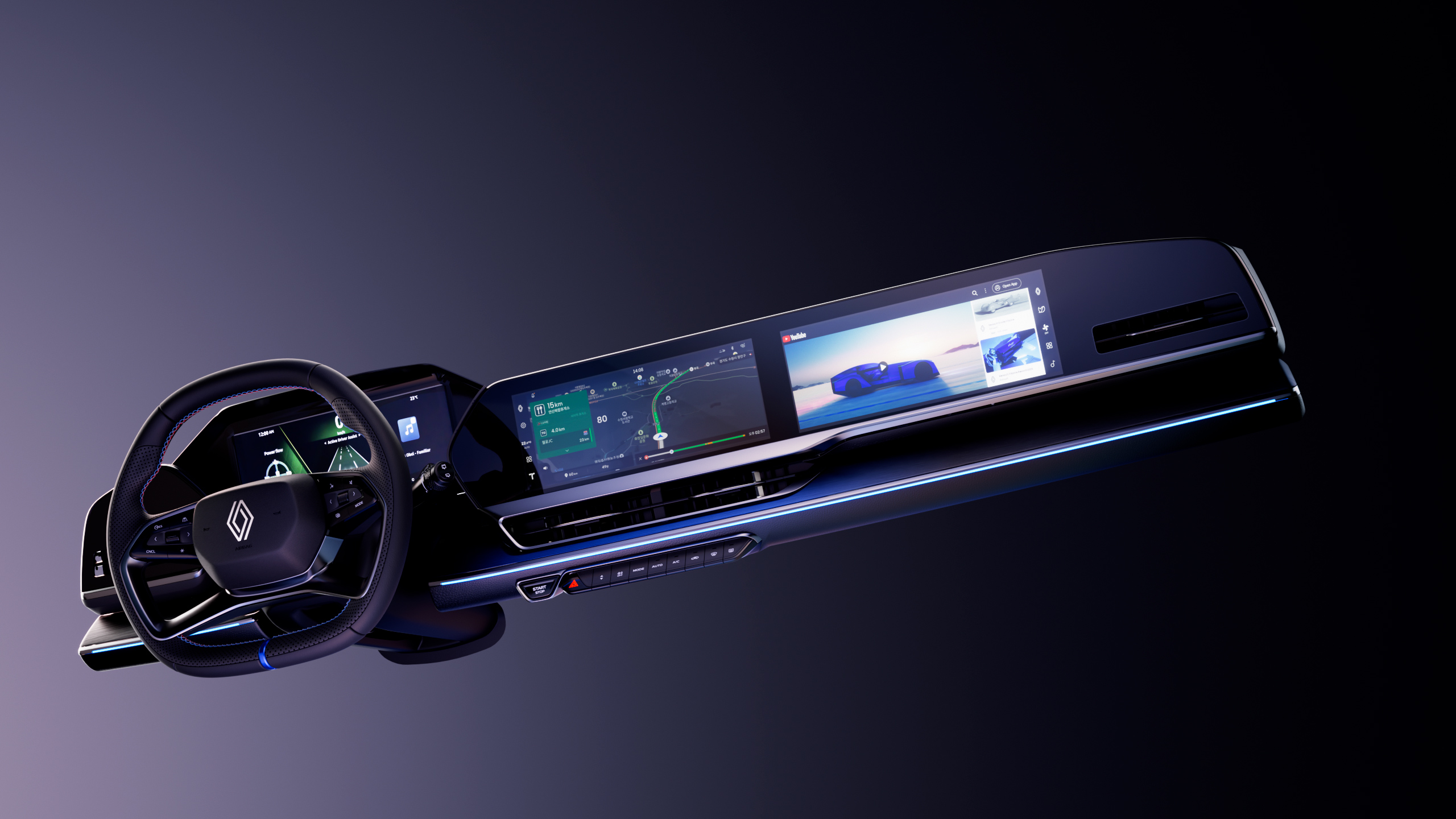 pantallas digitales integradas